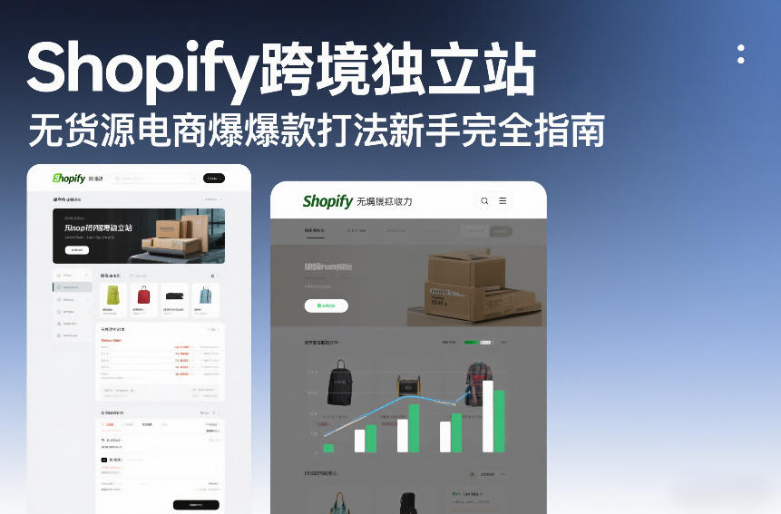 Shopify跨境独立站无货源电商爆款打法新手完全指南_01282016